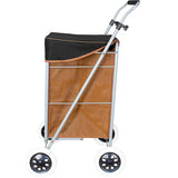 Eagle London Deluxe Two Tone Suede Shopping Trolley 47L