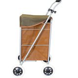 Eagle London Deluxe Two Tone Suede Shopping Trolley 47L