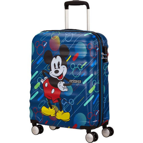 American Tourister Disney 4 Wheel Cabin Suitcase - Mickey Future Pop