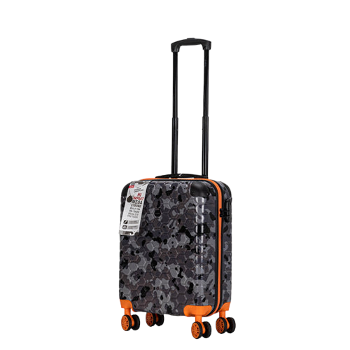 Premium Quality ABS Hard Shell Urban Camouflage Print Spinner Suitcase with Built in Lock - 20 Inch Cabin