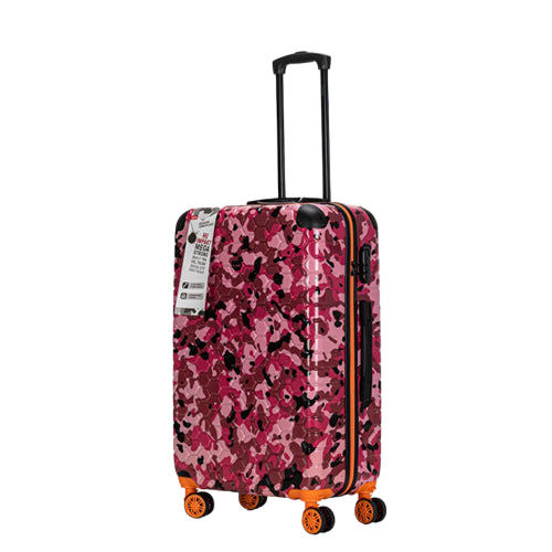 Premium Quality ABS Hard Shell Urban Camouflage Print Spinner Suitcase