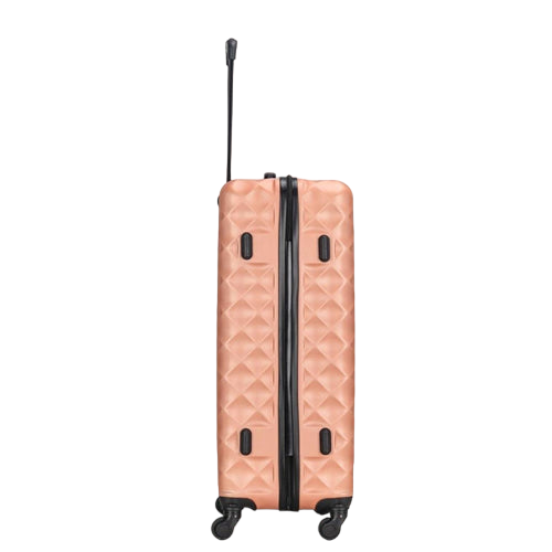 Next Flight Hand Luggage Lightweight ABS Hard Shell Trolley Travel Suitcase with 4 Wheels - Medium 26 Inch