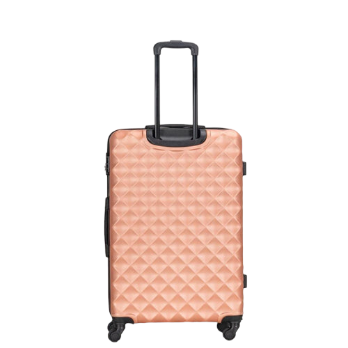 Next Flight Hand Luggage Lightweight ABS Hard Shell Trolley Travel Suitcase with 4 Wheels - Medium 26 Inch