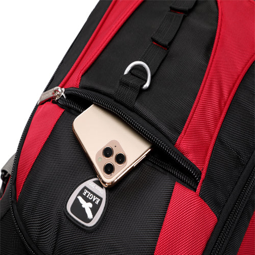 Power Laptop Backpack Rucksack School College Work Travel Bag - Multicolour