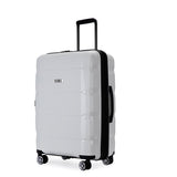 Richland Fashion Hand Luggage Lightweight PP Hard Shell Trolley Expandable Travel Suitcase with 4 Wheels - Large 28"
