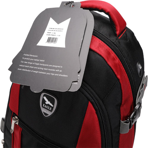 Power Laptop Backpack Rucksack School College Work Travel Bag - Multicolour