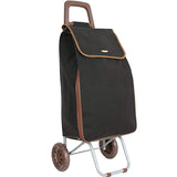 Strong Large folding 2 wheeled shopping trolley cart with expandable bag