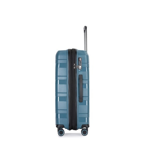 Eagle Spiral ABS Hard Shell Large Suitcase with TSA Lock and 4 Spinner Wheels - 28"