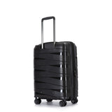 Eagle Spiral ABS Hard Shell Cabin Suitcase TSA Lock Travel Carry On Hand Luggage with 4 Spinner Wheels - 20 Inch