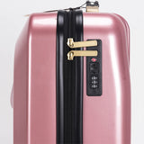 New Fantana 360 Degree 4 Wheel ABS Premium Hard Shell Suitcase With Anti theft Zip - Large Size