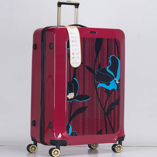 New Fantana 360 Degree 4 Wheel ABS Premium Hard Shell Suitcase With Antitheft Zip - XL Size